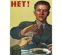 Wee Blue Coo Political Alcohol Soviet Communism USSR Food Drink Wall Art Print Mur Décor 30 x 41 cm