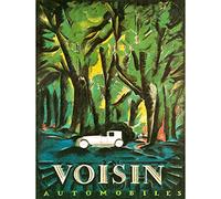 Wee Blue Coo Prints Advert Automobile Car Voisin Avions France Vintage Poster Art Print 12x16 inch 30x40cm La publicité Voiture Ancien Affiche Impression d'art