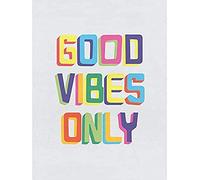 Wee Blue Coo Quote Good Vibes Only Colourful Unframed Wall Art Print Poster Home Decor Premium Citation Bien Coloré Mur Affiche Accueil Déco