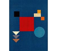 Wee Blue Coo Sophie Taeuber ARP Shapes Wall Art Print Mur Décor 30 x 41 cm
