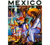 Wee Blue Coo TRAVEL TOURISM XOCHIMILCO MEXICO WORLD HERITAGE TRAJINERA LAKE FLOWER FOREST 30X40 CMS FINE ART PRINT ART POSTER Voyage Mexique Monde PATRIMOINE Fleur Forêt Impression d'art Affiche