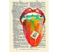 Wee Blue Coo Tripper Acid LSD Dictionary Page Wall Art Print Mur Décor 30 x 41 cm