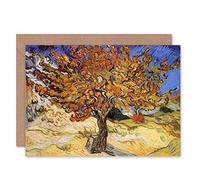 Wee Blue Coo VINCENT VAN GOGH MULBERRY TREE 1889 OLD MASTER BLANK GREETINGS CARD
