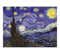 Wee Blue Coo Vincent Van Gogh Starry Night Old Master Painting Wall Art Print Mur Décor 30 x 41 cm