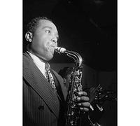Wee Blue Coo Vintage Charlie Parker Jazz Music Sax Legend Wall Art Print Mur Décor 30 x 41 cm