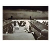 Wee Blue Coo War Military History D Day Landing Normandy WWI I Wall Art Print Mur Décor 30 x 41 cm