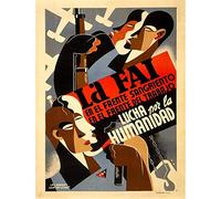 Wee Blue Coo War Spanish Civil Fai Cnt Worker Union Fight for Humanity Wall Art Print Mur Décor 30 x 41 cm