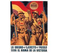 Wee Blue Coo War Spanish Civil Ternational Brigade Republican Spain Wall Art Print Mur Décor 30 x 41 cm