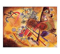Wee Blue Coo Wassily Kandinsky Abstract Small Dream Red Old Painting Wall Art Print Mur Décor 30 x 41 cm