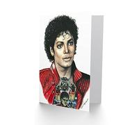 Wee Blue Coo Wayne Maguire Tattooed Thriller Michael Jackson Inked Ikon Sealed Greeting Card Plus Envelope Blank inside