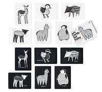 Wee Gallery, Cartes d’art pour bébé, noir et blanc, 0-12 mois