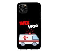 Wee Woo Drôle Ambulance EMR EMS Premier intervenant Coque pour iPhone 11 Pro Max