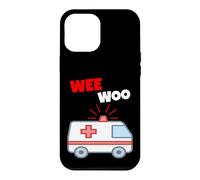 Wee Woo Drôle Ambulance EMR EMS Premier intervenant Coque pour iPhone 12 Pro Max