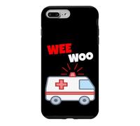 Wee Woo Drôle Ambulance EMR EMS Premier intervenant Coque pour iPhone 7 Plus/8 Plus