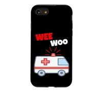 Wee Woo Drôle Ambulance EMR EMS Premier intervenant Coque pour iPhone SE (2020) / 7/8