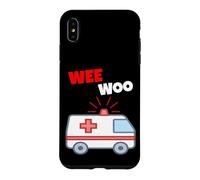 Wee Woo Drôle Ambulance EMR EMS Premier intervenant Coque pour iPhone XS Max
