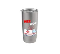 Wee Woo Drôle Ambulance EMR EMS Premier intervenant Gobelet isotherme en acier inoxydable double paroi