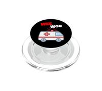 Wee Woo Drôle Ambulance EMR EMS Premier intervenant PopSockets PopGrip pour MagSafe