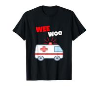 Wee Woo Drôle Ambulance EMR EMS Premier intervenant T-Shirt