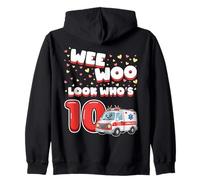Wee Woo Look Who is 10 Years Old Ambulance 10e Anniversaire Sweat à Capuche