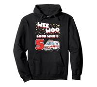 Wee Woo Look Who is 5 Years Old Ambulance 5ème Anniversaire Sweat à Capuche