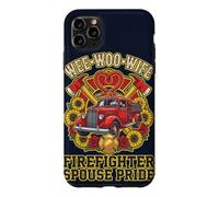 Wee Woo Wife Firefighter Spouse Pride Camion de Pompiers Graphique Coque pour iPhone 11 Pro Max