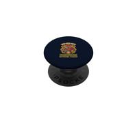 Wee Woo Wife Firefighter Spouse Pride Camion de Pompiers Graphique PopSockets PopGrip Adhésif