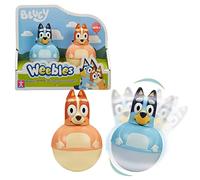 WEEBLES, 2 Personnages Bluey, Culbuto, Jouet d'éveil, Jouet pour Enfants dès 1 Ans, GIOCHI PREZIOSI, WEU003