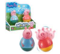 WEEBLES, 2 Personnages Peppa Pig, Culbuto, Jouet d'éveil, Jouet pour Enfants dès 1 Ans, GIOCHI PREZIOSI, WE0002