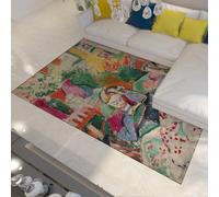 WEECHAINGE Lavable à l Aquarelle en Machine Tapis 180x270cm Henri Matisse Fruits colorés de Paysage Rural pour Le Salon Chambre Coucher Couloir d Art Fauve entrée Bureau Domicile