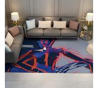 WEECHAINGE Tapis 140x200cm Abstract Lines Espace d Art Moderne en Graffiti carpette Design Minimaliste Descente de lit intérieurs Grands pour Salon Salle à Manger Fine antidérapante Lavable Chambre