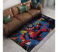 WEECHAINGE Tapis 60x90cm drôle d Animaux pour Salon Salle de Jeux Art Rue Graffiti carpette à Motif Singe Descente lit antidérapants intérieurs Chambre bébé canapé Porche décoration intérieure Sol