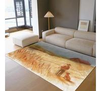 WEECHAINGE Tapis 90x150cm Salon de Style rétro Paysages Campagne Rurale carpette pour Chambre Rustique Esthétique Salle à Manger Descente lit lavables antidérapants intérieurs Sol antidérapant