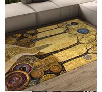 WEECHAINGE Tapis Classiques à Motif d’Art 200x300cm Sillage Winding Path Fantasy Fantasy Forest Pattern à Motif Tourbillon Facile à Nettoyer Tapis bohème Fin Lavable pour étude de Salon