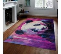 WEECHAINGE Tapis Joyeux Noël lavables en Baies Houx pour Le Salon Chambre Gutraies noël Tapis Sol imprimé Décoration intérieure Moquette à Poils Bas 60x90cm