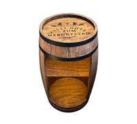 weeco armoire de bar LED. Avec gravure d'anniversaire comme cadeau. Casier à vin, armoire à vin XL. Baril vintage décoration salon. Minibar gin whisky bière. Table de bar tonneau de vin. Plateau en