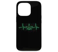 Weed Leaf Heartbeat 420 Canna t marijuana Stoner Poison Coque pour iPhone 13 Pro