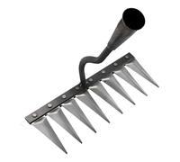 Weeder à main de jardin - Rake à griffe manuel portable, poignée ergonomique légère | Dégausseur de griffe de jardin lourd de longue durée, manuel d'utilisation ergonomique pour la cour arrière