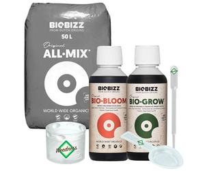 Weedness BioBizz All-Mix 50 L Erdset - Terre organique prête à l’emploi - Substrat nutritif pour plantes fortes & saines