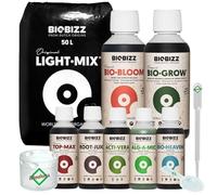 Weedness BioBizz Light Mix 50 L Set Big - Terreau enrichi pour croissance puissante et racines fortes