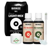 Weedness BioBizz Light Mix 50 L Set - Terreau organique + nutriments pour jeunes plantes