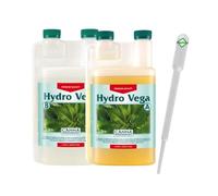 Weedness Canna Hydro Vega A&B 1 Litre - Phase de Croissance Engrais hydroponique Engrais Liquide Irrigation Engrais Organique Croissance Organique Engrais Naturel