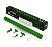 Weedness Chauffage Grow 240 watts 120 cm de long pour chambres de culture et plantes - Culture en intérieur Radiateur Grow Chauffage rapide Économique