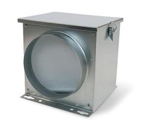 Weedness Filtre d'admission d'air pour serres 125 mm - Ventilateur, filtre à charbon actif, tuyau de vidange, adaptateur de climatisation, raccord pour climatisation