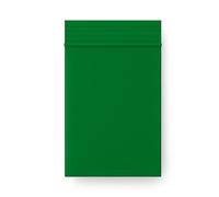 Weedness Lot de 100 sachets à fermeture par pression - 4 x 6 cm - Vert - Extra épais - En plastique - Avec fermeture éclair - Petits sacs transparents