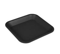 Weedness Soucoupe carrée 23 x 23 cm Noire - Plateau de Drainage pour Pots de Fleurs