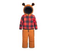 WeeDo Costume fonctionnel 'TEDDYDO' marron / rouge / noir, Taille 116