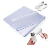 WeeGoo Lot de 100 grands sacs thermorétractables transparents de 40 x 60 cm pour emballage de savon, bricolage, livres, bougies