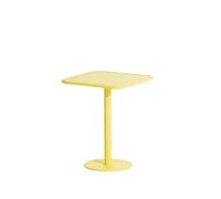 Week-end Bistro Table Square Table haute Petite Friture Jaune - 3701128115177