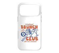 W nd, Brunch, Club, Repas Entre Amis, Tout Le Monde est bienvenu | Rétro Coque pour iPhone 17 Pro Max